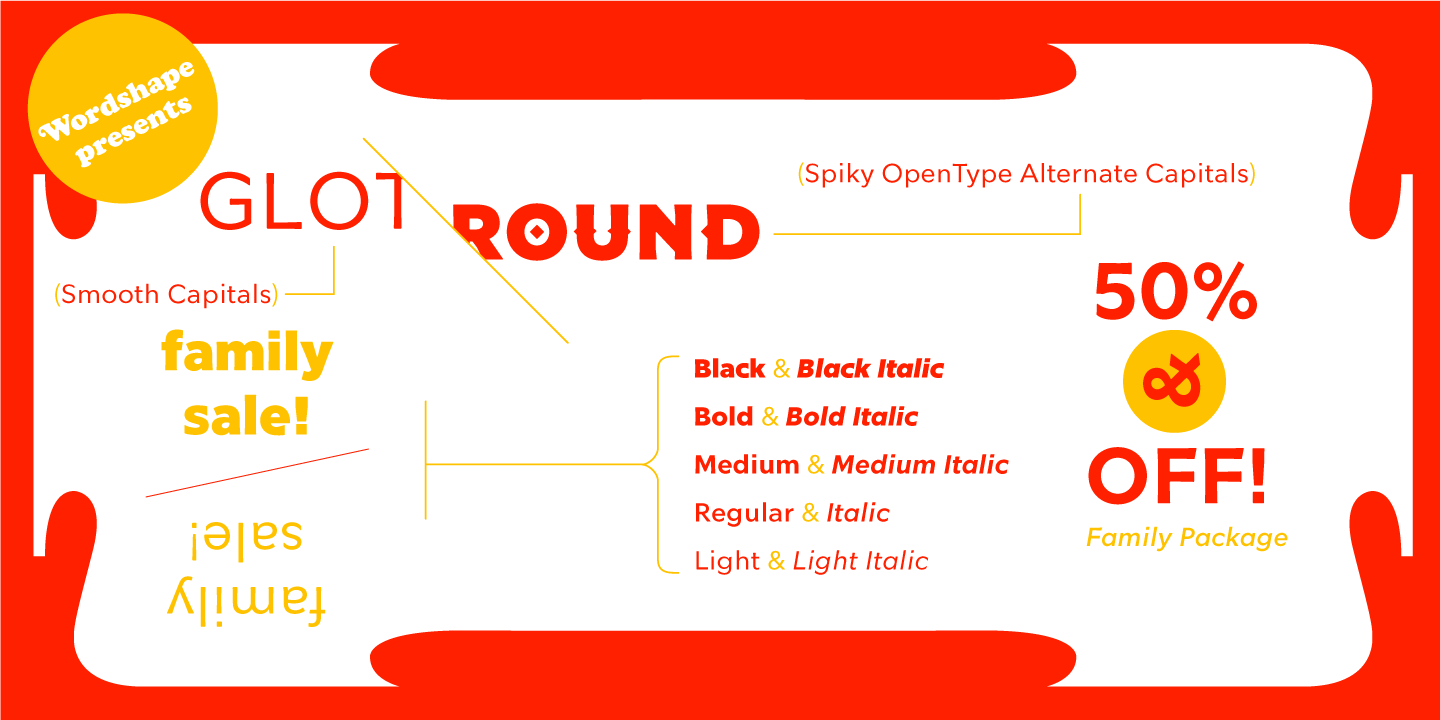 Glot Round Font preview